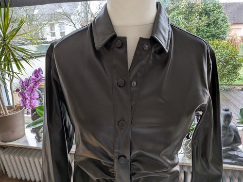 Unq kunstlederkleid 38 - kunstlederkleid,