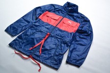 Puma Regen Jacke Vintage Rain Wind Windbreaker Jacket Coat 80s 90s Nylon Glanz 4