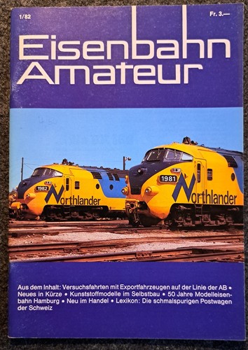 Eisenbahnamateur jahrgang 1982 - eisenbahnamateur,