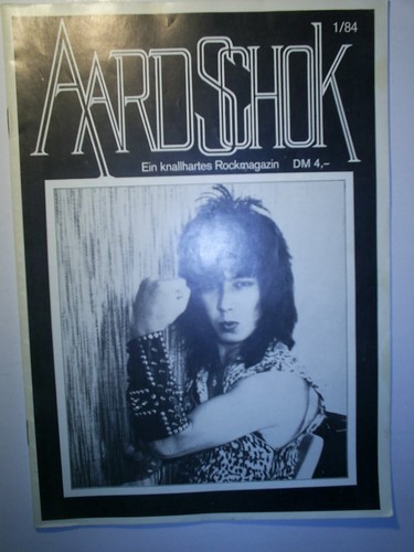 Aardschok 1984 mit poster - nr.1,