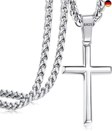 Kreuz kette herren damen - kreuz,