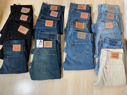 Levis herren jeans hose - jeans, blau