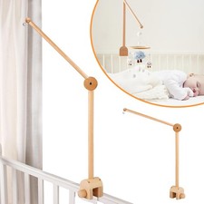 Babybett Mobile Halterung Holz