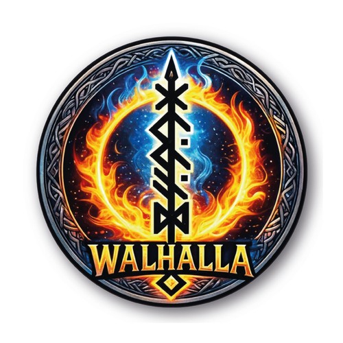 Wikinger sticker walhalla - wikinger,