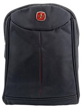 Wenger Rucksack Schwarz Polyester Casual mit roten Akzenten