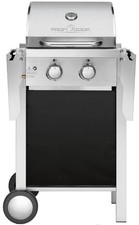 ProfiCook PC-GG 1128 Gasgrill mit 2 Brenner - Edelstahl (501128)