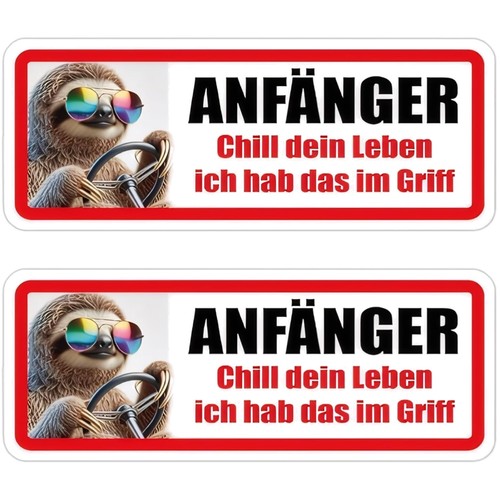 Fahranfänger magnet schilder - fahranfänger,