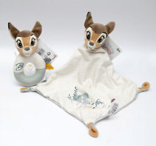 Simba Disney Baby Bambi Reh Schmusetuch und Rassel Simba NEU