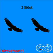 2x große Fenster Vogelschutz Aufkleber Warnvögel Wintergarten Vogelschutz  SC114