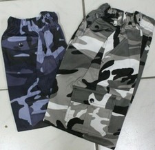 Kinderhose Bermuda Shorts Tarnhose Cargohose  Rangerhose  kurze Hose Camo S-L