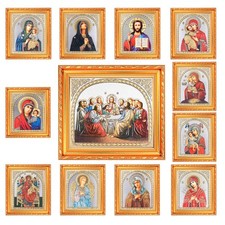 Christliche Ikonen im Rahmen