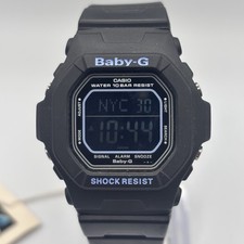Casio Baby-G BG-5600BK-1ER Schwarz Digital Damen Uhr Shock Resist 10 BAR NOS