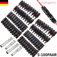 100 Paar MC4 Solarstecker
