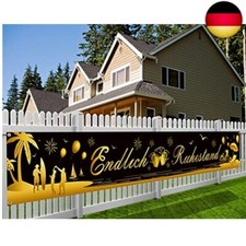 HOWAF Endlich Ruhestand Banner