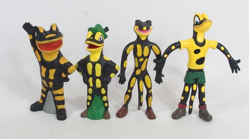 Salamander werbefiguren 4 - -,