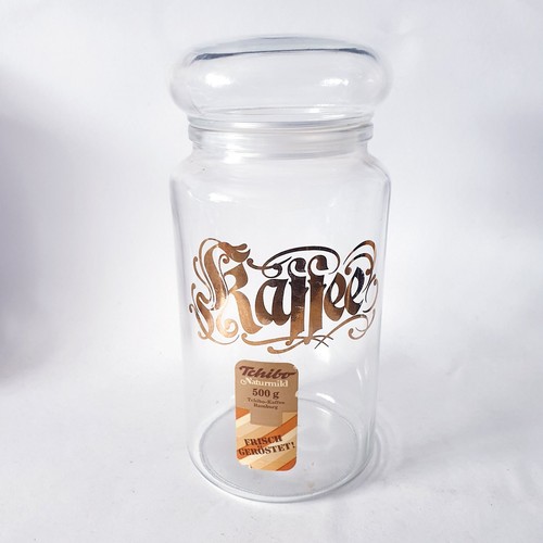 Vintage tchibo kaffeedose glas - vintage,