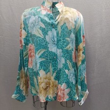 Bluse Tunika Shirt Blumen