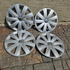 ⭕4 Radkappen Original Volkswagen 16 Zoll 3AA601147 Passat Caddy Golf Touran
