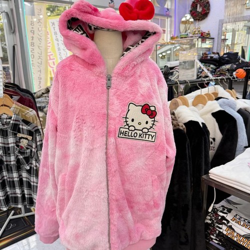 Hello kitty fleece hoodie - fleece,