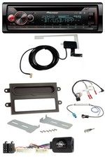 Pioneer DAB CD Lenkrad USB Bluetooth Autoradio für Renault Twingo ab 2015 grau