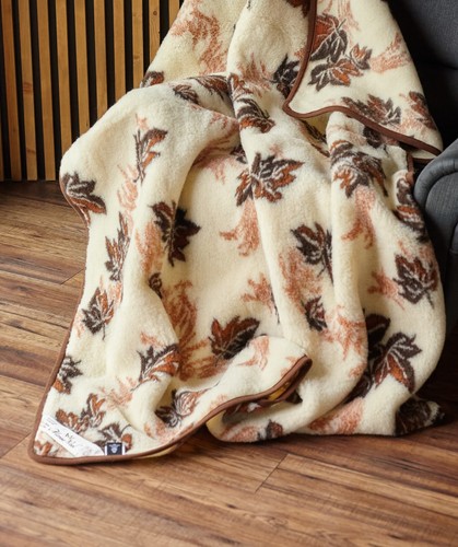 Merinowolle decke plaid - decke,