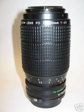 Canon Lens FD 75-200mm / 4.5 Macro  Objektiv lens objectif - (10152)