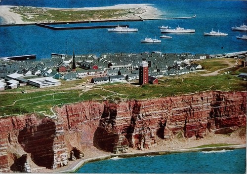 Nordseebad insel helgoland - ak,
