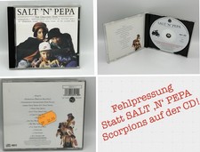 Rarität ☝️Fehlpressung statt SALT ‚N‘ PEPA sind die Scorpions auf der CD 90 er J