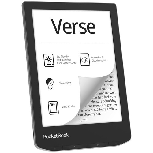 Pocketbook verse mist - verse, grey