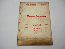 Perkins A4.318 Motor f. Massey Ferguson MF 1080-8 595 Ersatzteilliste 1974