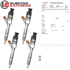 4x 0445110328 Einspritzdüse Injektor Renault Scenic Mégane III 1.9dCi 0986435188
