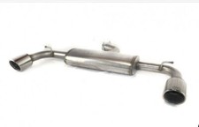 Edelstahl Sportauspuff Diffusor Heckdiffusor GTI Look für VW Golf 7 Facelift ABE