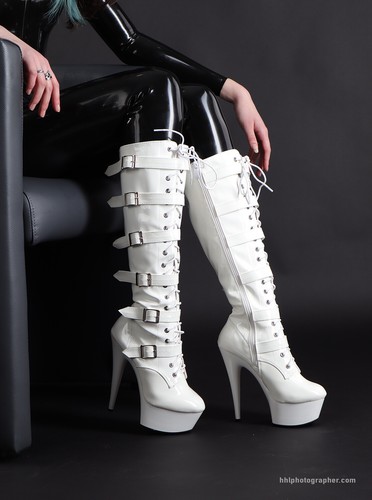 Plateau high heels stiefel - high,
