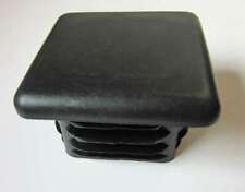 4 Stück Abdeckkappen Schwarz 50x50mm Fußkappen Endkappen Gleiter Lamellenstopfen