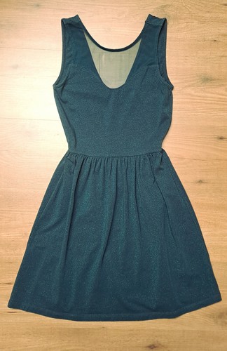 Kleid only grün - only, glitzer