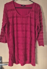 YEST Spitzenpullover, Gr. XL/XXL, rot, wie neu