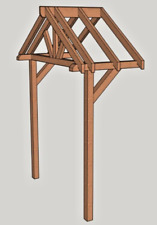 Holzveranda - Breite wählbar