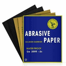 Schleifpapier Wasserfest Nass Lack Trocken Papier 23 x 28 cm KFZ Auto