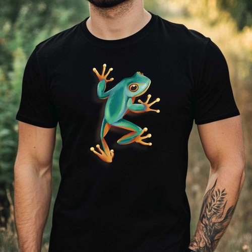 Herren shirt frosch - herren,