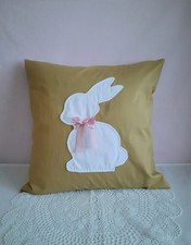 Kissenbezug, Hase, grün