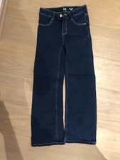 Mädchen Jeans, Wide leg, Gr.140, dunkelblau, C&A, ungetragen