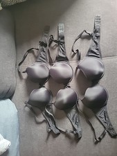 Nagelneue Damen Bhs X 3 In Schwarz Größe 75c Von Lascana