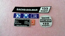 Aufklebersatz für Sachs-Dolmar 133super Motorsäge