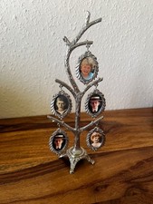 Stammbaum Bilderrahmen,Fotobaum zum Aufstellen, für 5 Bilder, aus Oma's Nachlass