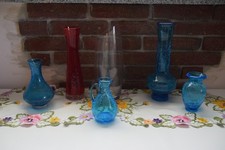 Bruchglas Vasen Eisglas Blumenwasen Glas Kristall Crackle Crystall Konvolut