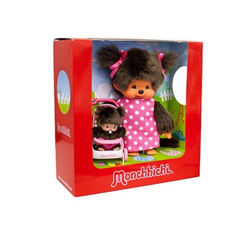 Monchhichi mutter mit baby und - mutter,