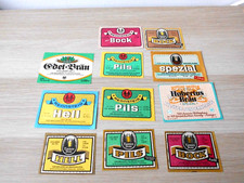 11 Bieretiketten - DDR aus