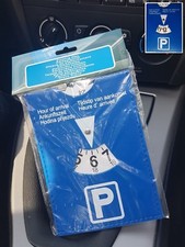 Parkscheibe Kunstleder Leder