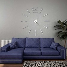 Wanduhr 3D Deko 100 cm XXL