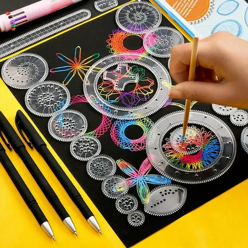Spirograph set teilig - set, 27-teilig